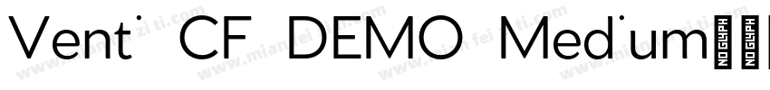Venti CF DEMO Medium字体转换